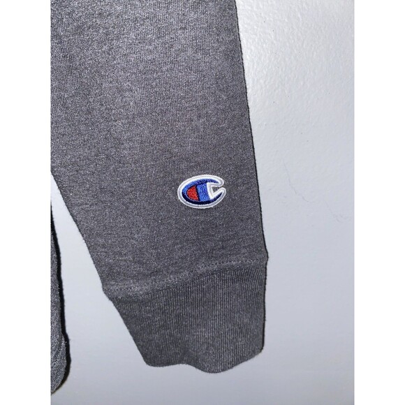 Champion Men's Classic Long-Sleeve T-Shirt with Script Logo - Picture 4 of 5